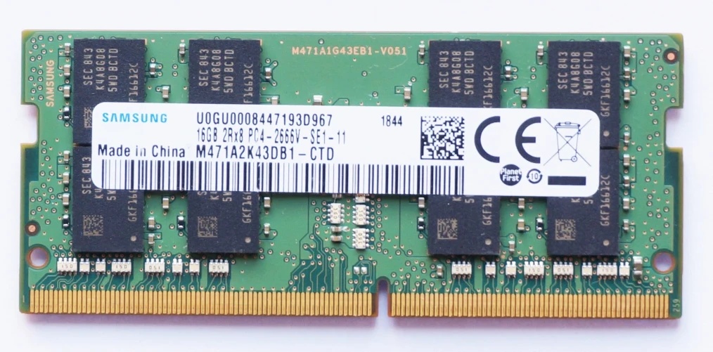 Samsung DDR4 2666MHz 16GB SODIMM CL19 M471A2K43DB1-CTD od 2 370 Kč