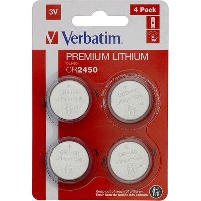 VERBATIM Lithium CR2450 4ks 49535