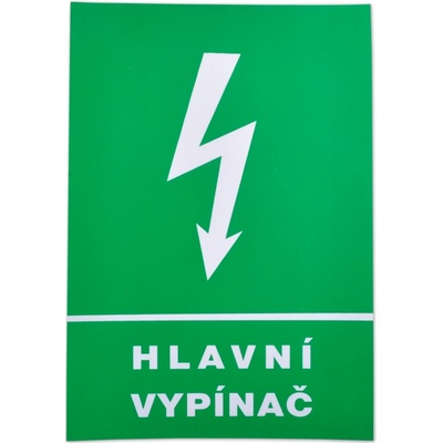Tabulka Hlavní vypínač