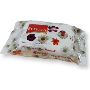 Evterpa мокри кърпи, Цветя, 15 броя