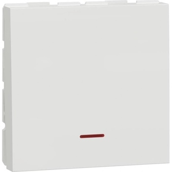 Schneider Electric SE Двуполюсен ключ 32А с индикатор 2 мод. цвят Бял Unica - NU323218S (NU323218S)