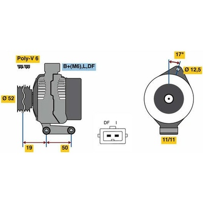 generátor BOSCH 0 986 080 230