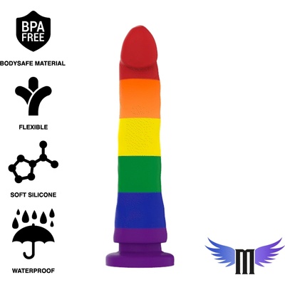 Mythology Силиконово дилдо Devon Pride Mythology 16, 5 см