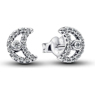 PANDORA náušnice Půlměsíc 294257C01
