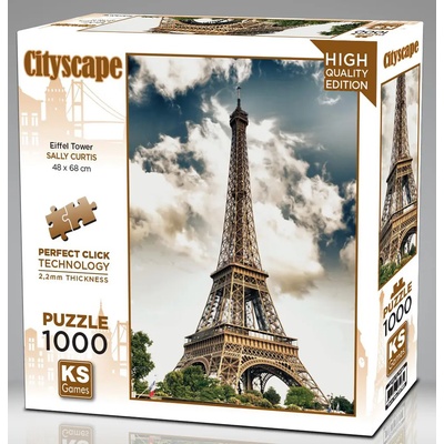 KS Games - Puzzle Eiffel Tower - 1 000 piese