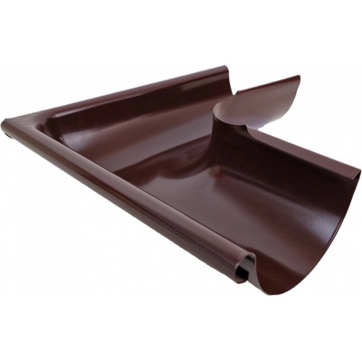 Covernit Lakovaný roh žľabu 333 mm vonkajší RAL 8017 hnedý