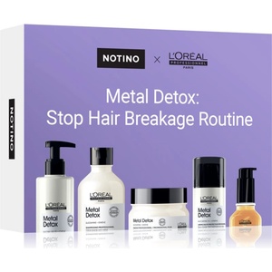 Beauty Discovery Box Notino × L'Oréal Professionnel -⁠⁠⁠⁠⁠⁠ Metal Detox: Stop Hair Breakage Routine комплект за жени