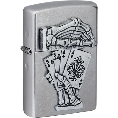Zippo Запалка 49536 Dead Mans Hand Emblem Design (49536)