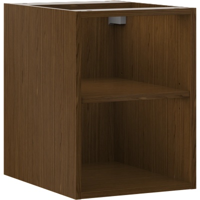 Mexen Box-A отворен шкаф с рафт 35 см, орех - 91AX2-0350-470-0-86 (91AX2-0350-470-0-86)