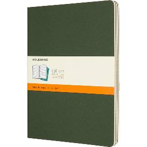 Moleskine Тетрадки с редове Moleskine Cahier Journals XL горско-зелени 3 бр (CH021K15)