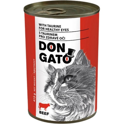 Don Gato kočka hovězí 415 g – Hledejceny.cz