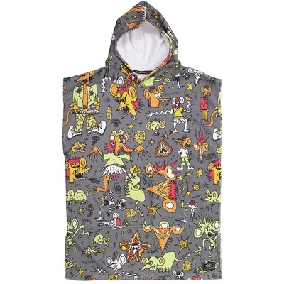 Ocean & earth Irvine Hooded Youth poncho - Multicolor (Grey)