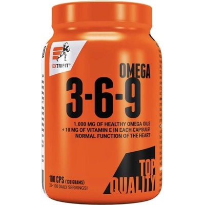 Extrifit Omega 3-6-9 podpora správneho fungovania organizmu 100 kapsúl