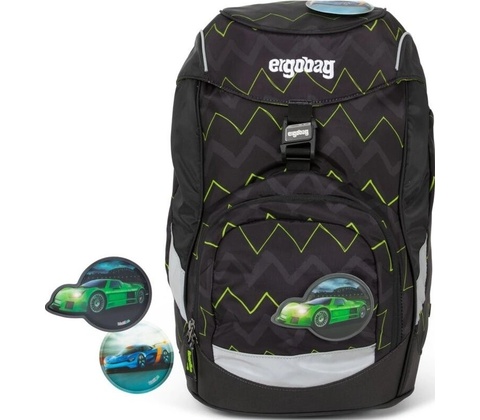 Ergobag Prime černá zig zag 2020