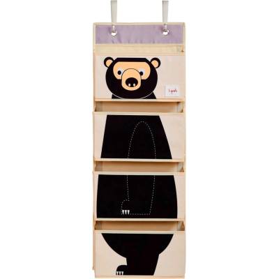 3 Sprouts závěsný organizér Bear black