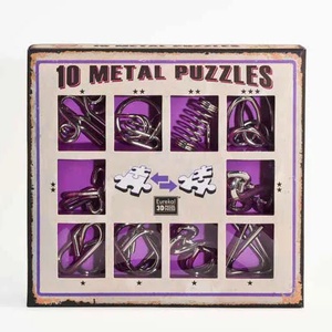 Eureka Комплект логически пъзели Eureka Puzzle Collection, 10 броя, Лилав