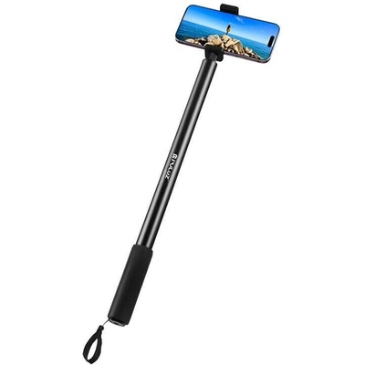 Puluz Kovová selfie tyč pre Insta360 One RS/X2/X3/X4, čierna PU641B