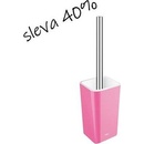 Nimco Eli Stojánkový WC kartáč 8,5 x 35,5 x 8,5 cm, růžová - EL 3094-35