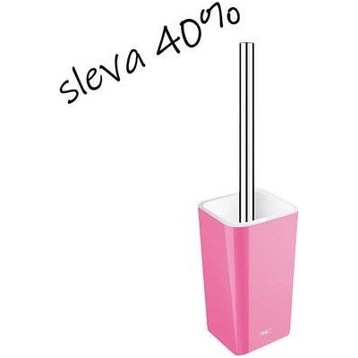 Nimco Eli Stojánkový WC kartáč 8,5 x 35,5 x 8,5 cm, růžová - EL 3094-35
