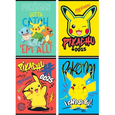 St.Majewski Zošit linajkový A5 Pokémon