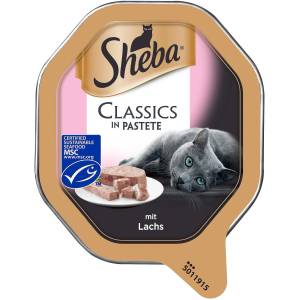 Sheba Трей Пастет за котки със сьомга 85гр