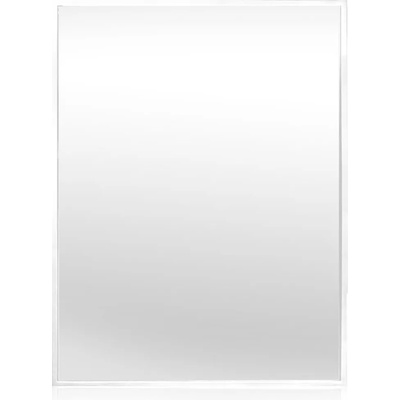 Casa Chic Croxley Стенно огледало с метална рамка, правоъгълно, 90 x 60 см (EL-MIR-MET-90X60-WHT) (EL-MIR-MET-90X60-WHT)