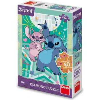 Dino - Puzzle Stitch diamond - 200 piese