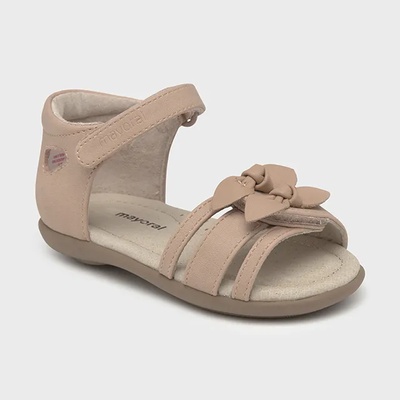 Mayoral Сандали с панделки и велкро лепенки за бебе момиче Майорал