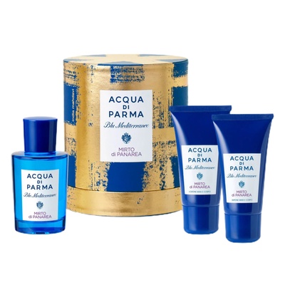 Acqua Di Parma Blu Mediterraneo Mirto di Panarea EDT 100 мл + SG 75 мл + BL 75 мл - Подаръчен Комплект Унисекс
