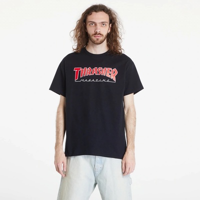Thrasher Outlined black red