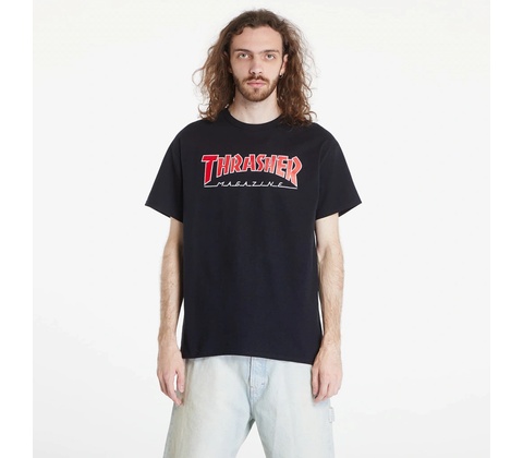 Thrasher Outlined black red