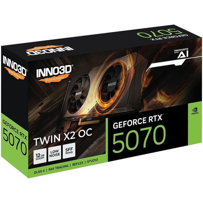 Inno3D GeForce RTX 5070 Twin X2 OC 12GB GDDR7 192bit (N50702-12D7X-195064N)
