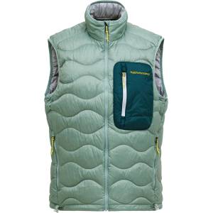 Peak Performance Мъжки пухен елек Peak Performance Helium Utility Down Vest Down vest - Green Valley (032-1505-0314)