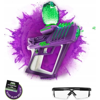 Dětská pistole GEL BLASTER STARFIRE Glow in the dark na vodní kuličky