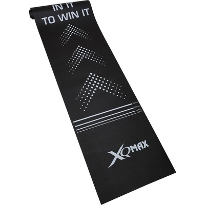 Koberec pred terč XQ Max čierny 300 x 62 cm PVC s hranicou hodov