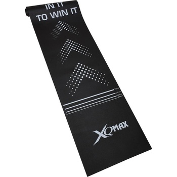 Koberec pred terč XQ Max čierny 300 x 62 cm PVC s hranicou hodov