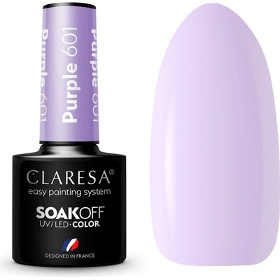 Claresa Gél lak Purple 601 5 ml