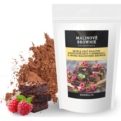 Haniell Rozpustná káva Malinové brownies dezert v hrnečku 200 g