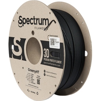 Spectrum 80699 3D филамент, GreenyHT, 1, 75 мм, 1000g, черен цвят на движението (80699)