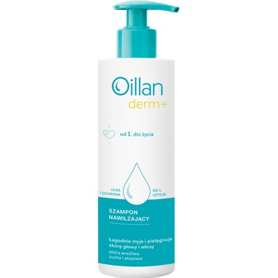 Oillan Derm+ hydratačný šampón na vlasy 180 ml