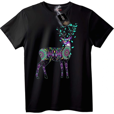 NOONEBRAND Тениска Мандала Елен - 5XL, Black
