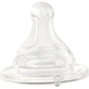 Chicco Perfect 5 Well-Being биберон за шише 2m+ Medium 2 бр