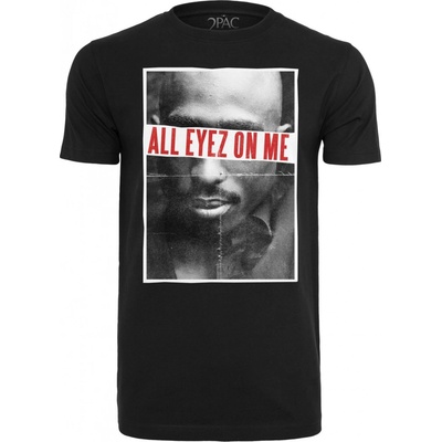 Urban Classics tričko 2Pac All Eyez On Me Tee black