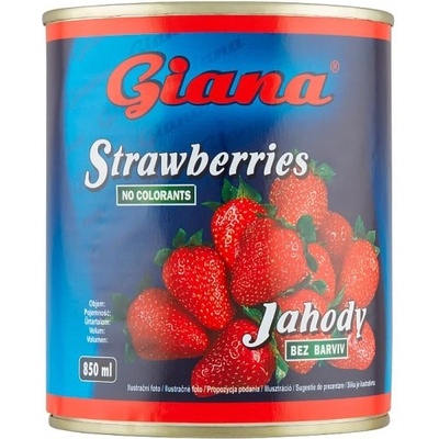 Giana Jahody v sladkom náleve 820 g