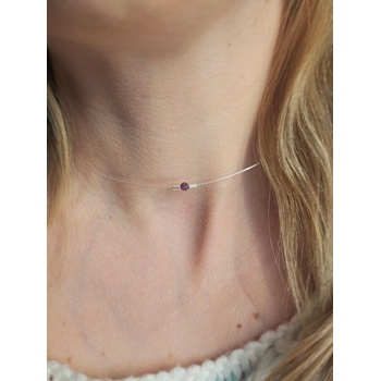 Kathryn' s Bracelets Колие с корда - Персонализирано колие с буква от морзовата азбука (КЛМ1)