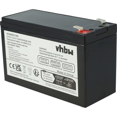 VHBW Батерия за Robomow RX12 / RX20, 12V, 7.2Ah (889001089)