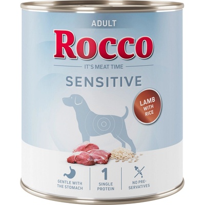 Rocco Sensitive jahňacie s ryžou 6 x 800 g