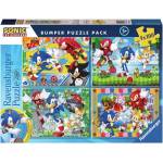 Ravensburger - Puzzle 4x100 Sonic the Hedgehog - 100 piese
