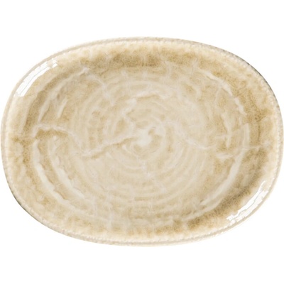 RAK Porcelain Krush tanier oválny 28 x 20,5 cm, béžový KSOP28VL-6