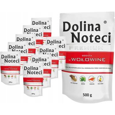 Dolina Noteci Premium Dog Adult mokré s hovězím 10x500g